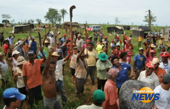 Invasões fazem parte das atividades realizadas no período chamado de “Abril Vermelho”(Foto: Nova News/Almir Portela)