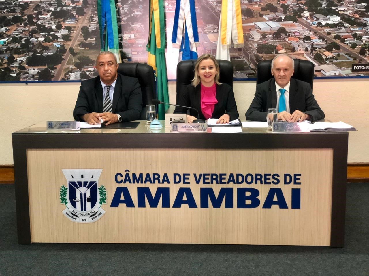 Mesa diretora do poder legislativo / Foto: Assessoria