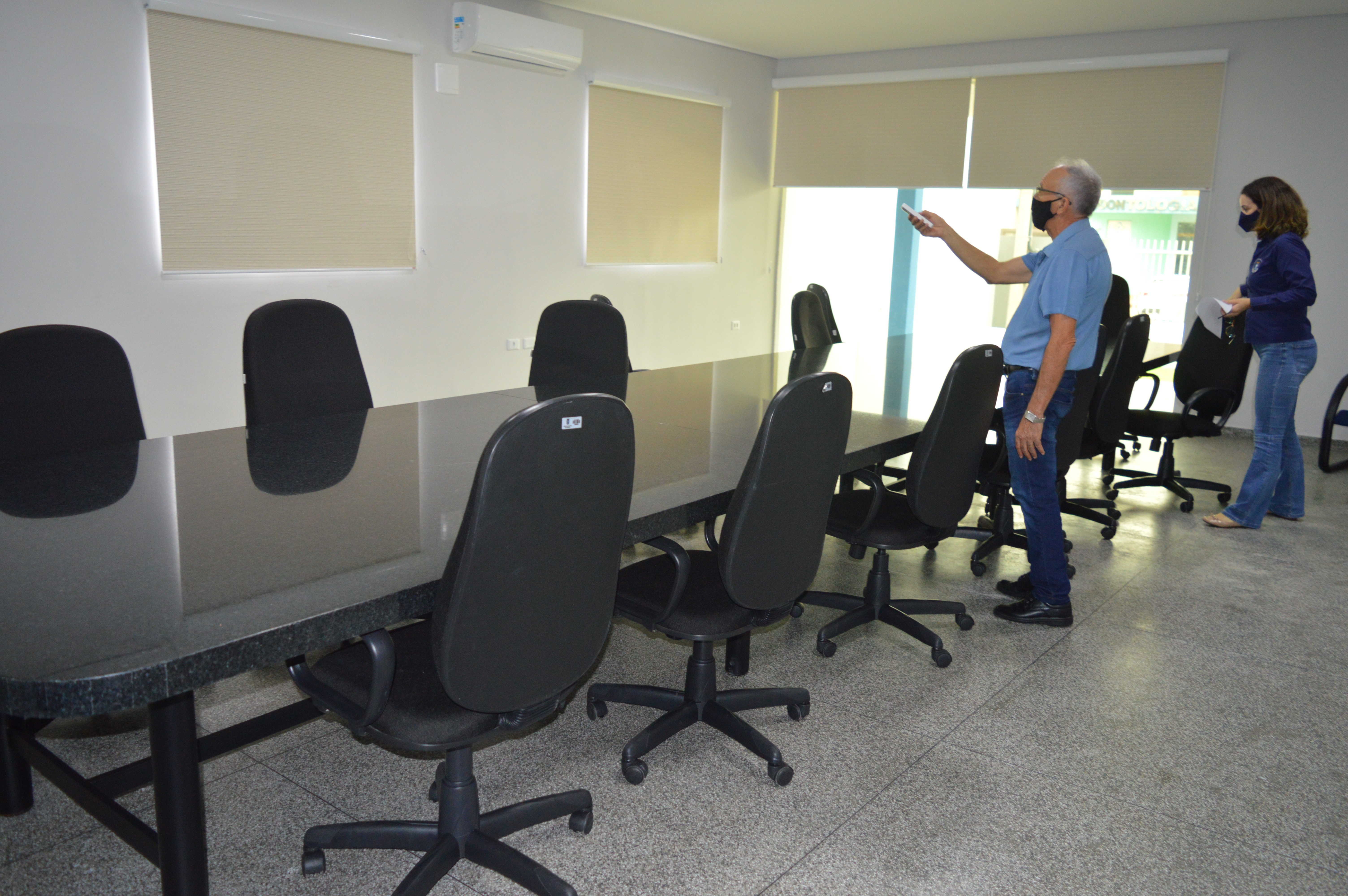 Sala de reuniões terá espaço amplo, com capacidade para 60 pessoas. /Foto: Moreira Produções