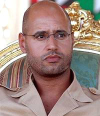 Filho de Khadafi diz que é inocente de crimes contra a humanidade
