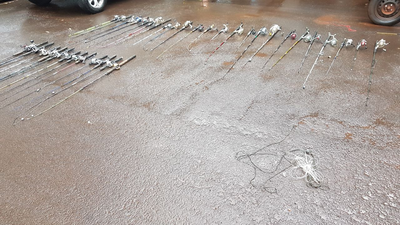 Com relação aos petrechos de pesca, os números foram dentro de operações anteriores.