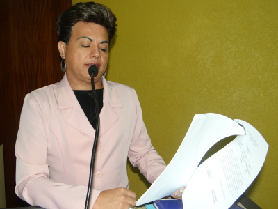 Vereador Ilzo Victor apresentando as reivindicações dos vigilantes patrimoniaisFoto: Moreira Produções