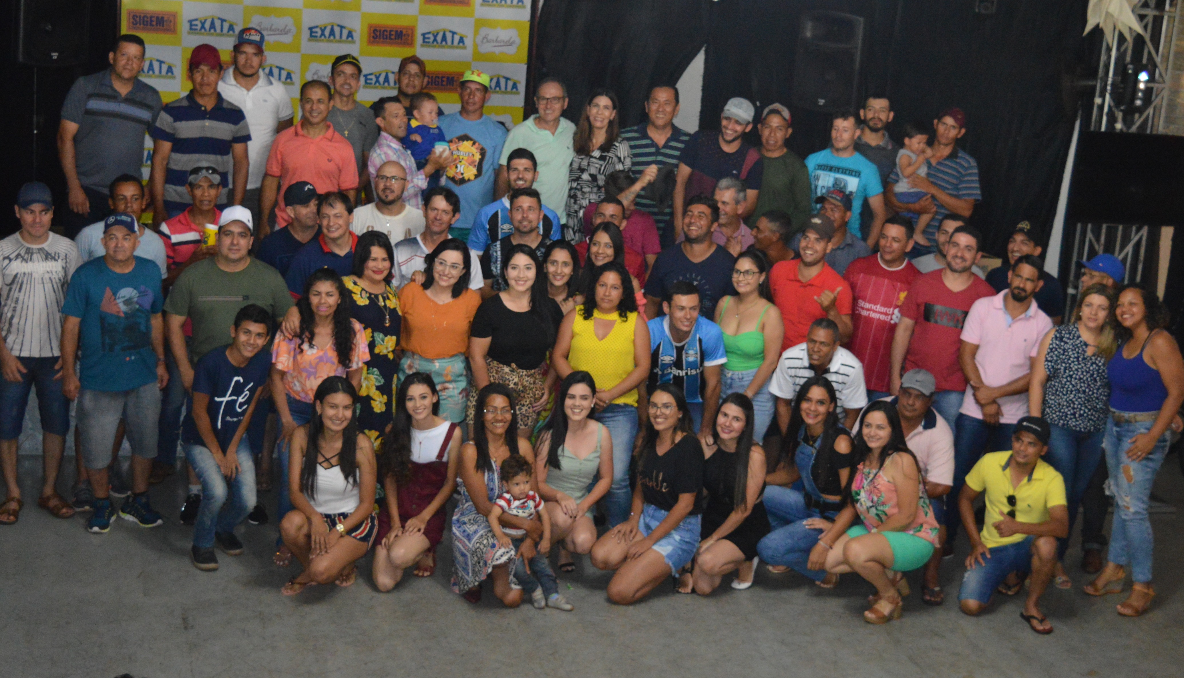 Exata e Barbarela realizaram confraternização neste final de semana Foto: Moreira Produções