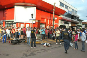 Policial militar é assassinado com 14 tiros no centro de Ponta Porã