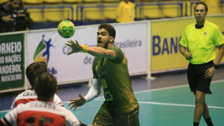 Brasil abre mundial masculino de Handebol no próximo dia 11 Uma das presenças que compõem equipe é a do armador direito, José Guilherme de Toledo (Foto: Divulgação)