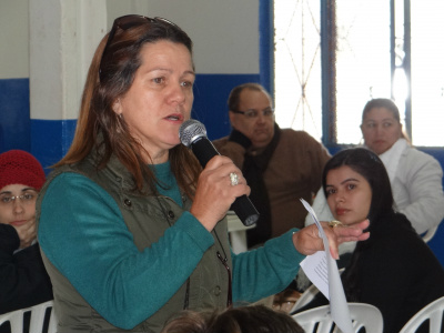 Presidente do Simted, professora Olga Tobias Mariano / Foto: Assessoria