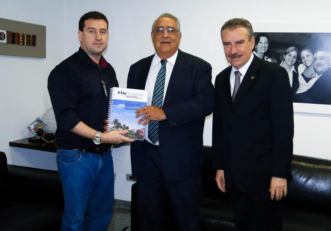 Parque Tecnológico Internacional de Ponta Porã pode se tornar referência Paulo Corrêa, Jerson Domingos e Ludimar Novais