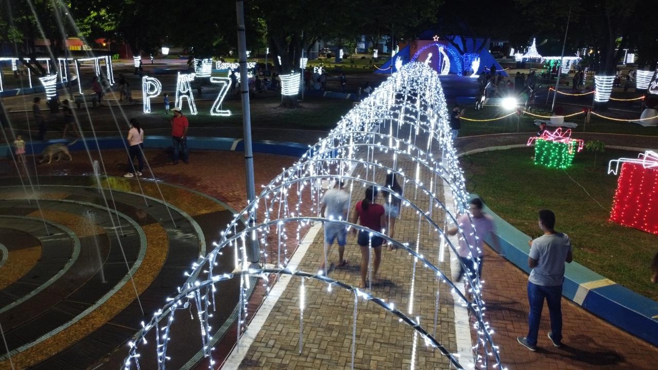 Por conta da Covid-19, eventos de final de ano em Amambai vão se resumir no Natal Luzes / Foto: Divulgação
