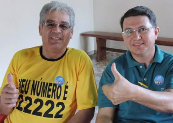 Dos nove vereadores de Amambai, dois não foram reeleitos para 2013 Vereadores Coconho e CristinoFoto: Divulgação