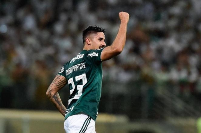 Palmeiras vence Alianza com facilidade e embala para o Derby Wilian comemora gol do Verdão (Foto: Gazetapress)