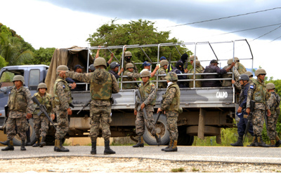 República das bananas, das palmas e das armas