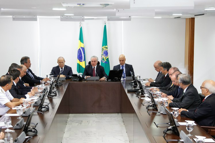 Temer afirmou que a União irá apoiar os estados na questão da segurança pública (Foto: Divulgação)
