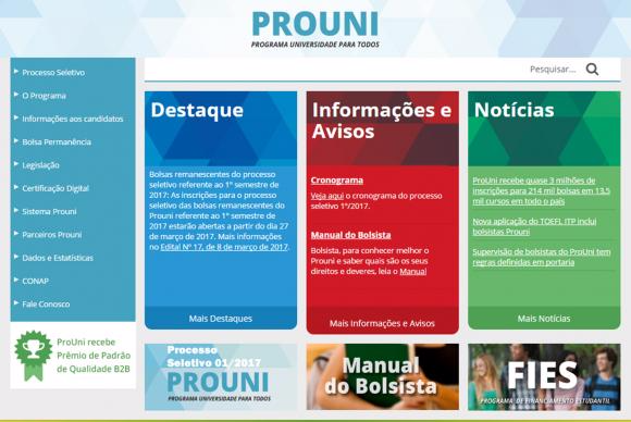 Aqueles que não foram selecionados em nenhuma das chamadas do ProUni do segundo semestre de 2017 podem participar da lista de espera, de 7 a 10 de julhoAgência Brasil/Divulgação