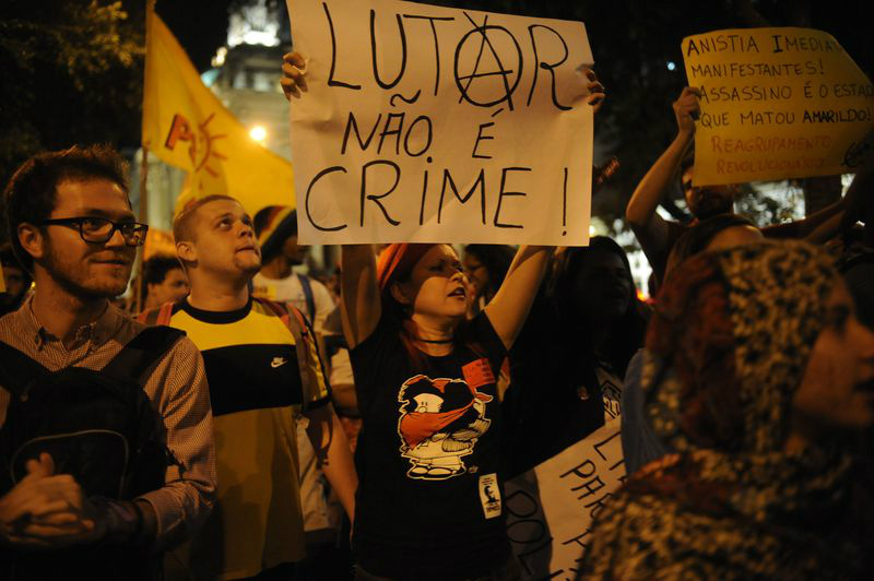 Movimentos sociais criticam processo contra ativistas no Rio