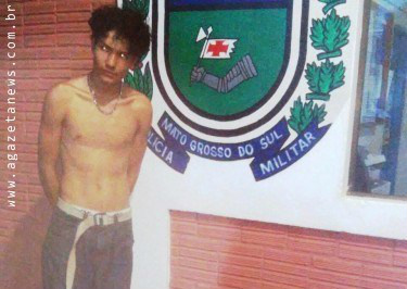 Alexandre Júnior foi preso após praticar dois furtos em Amambai / Foto: Divulgação