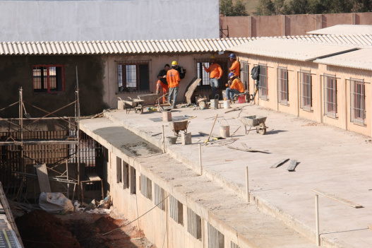 Governo forma 438 novos agentes penitenciários e prepara entrega de presídios Obras no complexo da Gameleira estão sendo concluídas. (Foto: Chico Ribeiro-Subcom)