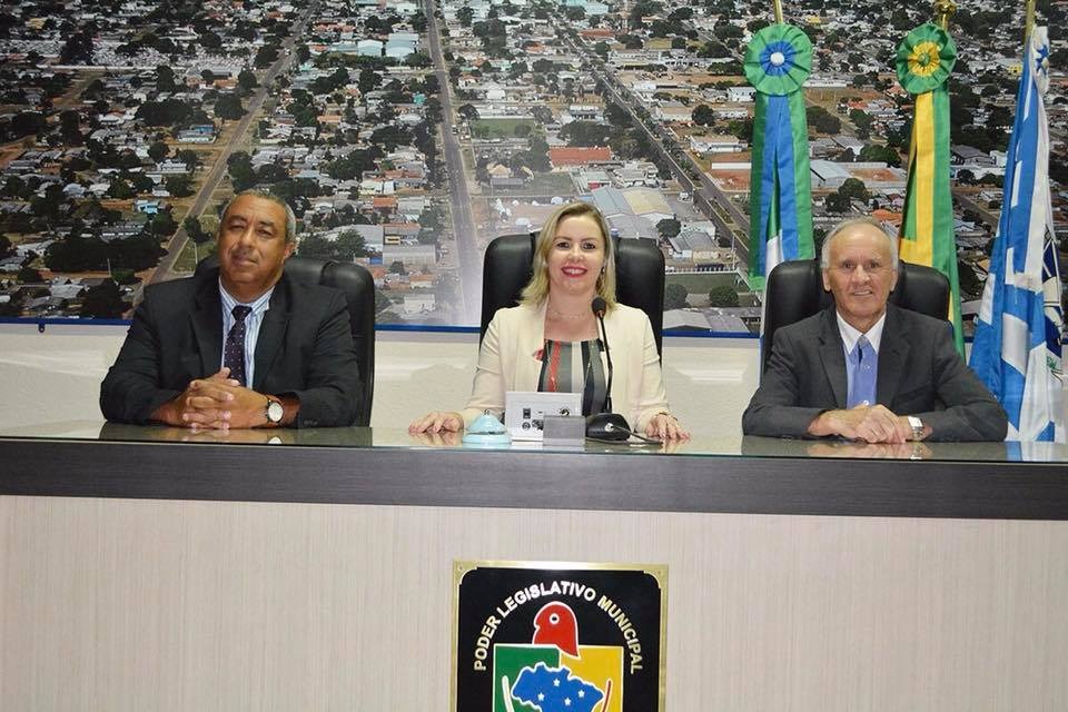 Ao lado de Janete na mesa diretora deste ano, estarão Roberto Dias (PSDB), como vice-presidente e Carlos Roberto Batista do Nascimento (PPS), como 1º secretário / Foto: Divulgação