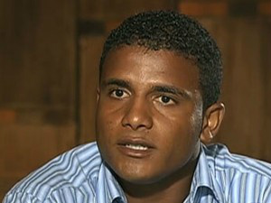 Jorge Luiz Rosa, primo do goleiro Bruno, ementrevista ao 'Fantástico', no ano passado(Foto: Reprodução/Globo