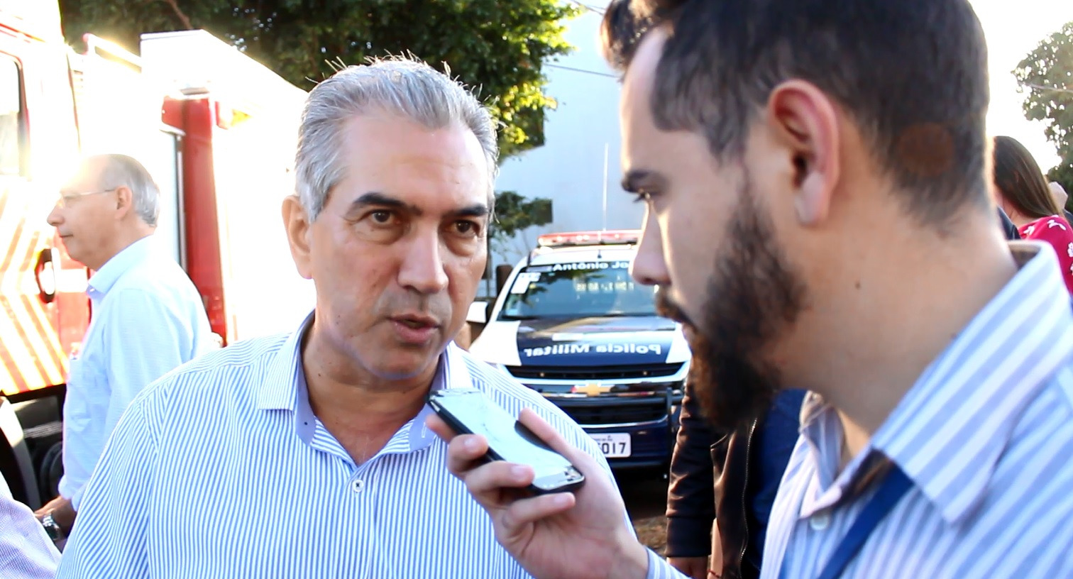 Obras de recuperação da MS-156 devem começar por Amambai Em entrevista ao Decom (Departamento de Comunicações de Amambai) o Governador Reinaldo Azambuja reafirmou o compromisso do governo com as obras da MS-156 / Foto: Decom