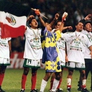 Jogando em casa, a seleção mexicana do técnico Manuel Lapuente transformou a Copa das Confederações da FIFA 1999 em festa nacional. (Foto: Fifa)