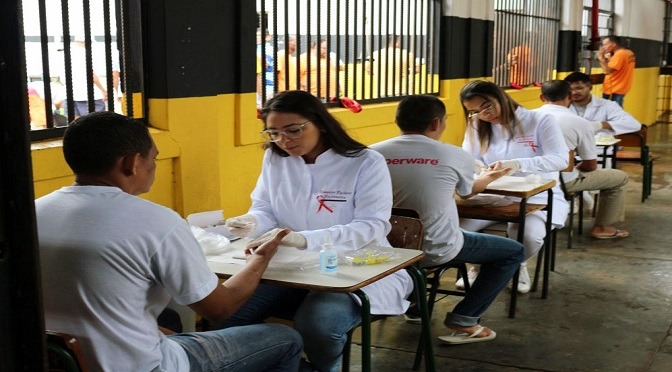 Ações alusivas ao Dezembro Vermelho são desenvolvidas nos presídios de MS Divulgação