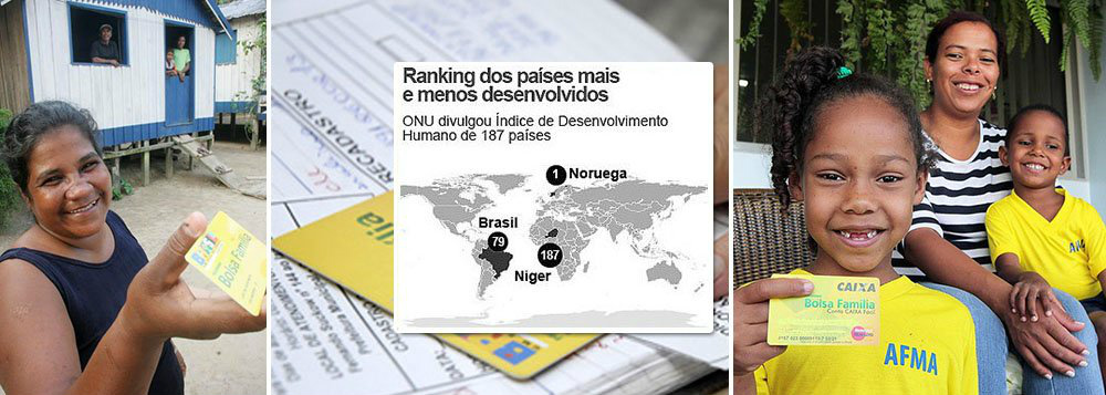 ONU cita Bolsa Família como exemplo para o IDH