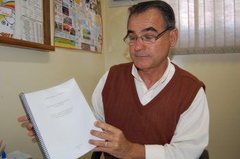 Vereador Anilson Prego, relator da comissão especial da Câmara de Amambai.Foto: Moreira Produções 