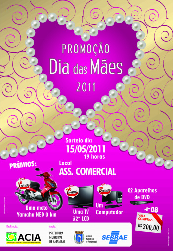 Cartaz alusivo à campanha.