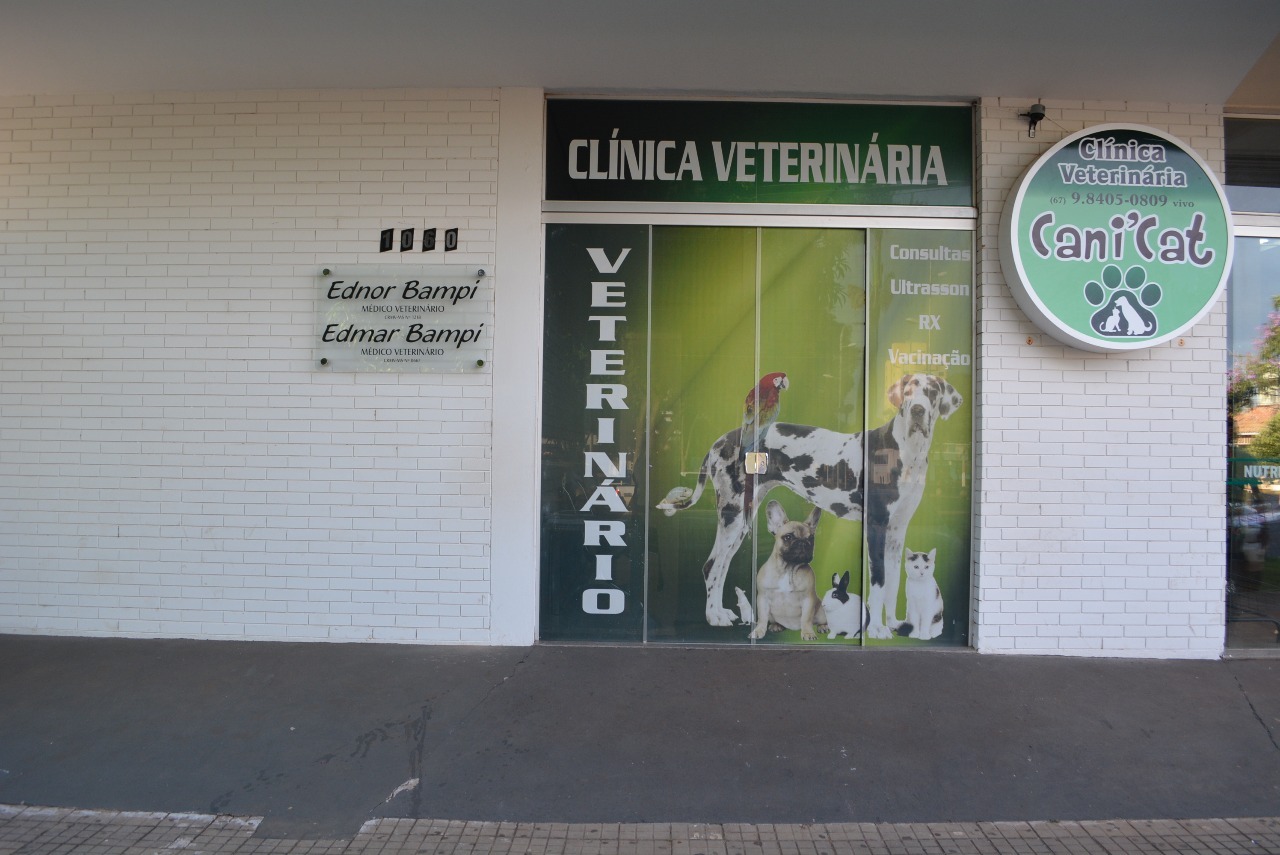 A Cani’Cat fica localizada na rua Tiradentes, nº 1060, no centro de Amambai, anexo a empresa Nutrivet Produtos Veterinários. / Foto: Moreira Produções