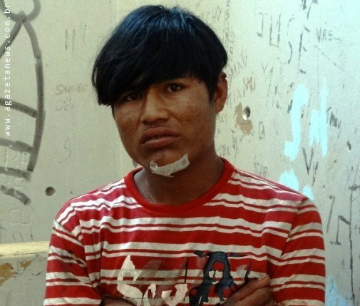 Rodrigo Garcete, apreendido na noite desta segunda-feira (9) por furto de aparelho de som de um veículo / Foto: Vilson Nascimento