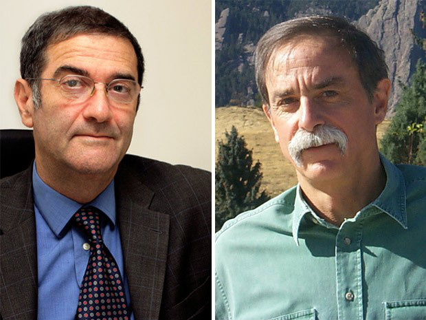 Foto: Colllège de France e NIST/DivulgaçãoSerge Haroche (esquerda) e David J. Wineland