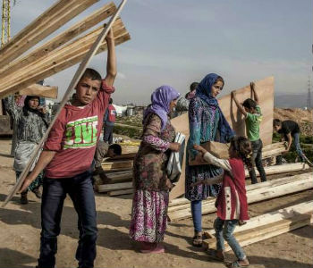 Refugiados sírios. Foto: Acnur/I. Prickett