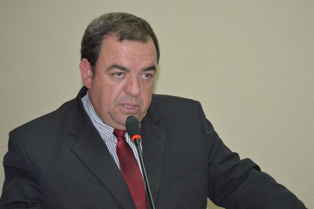 Presidente do legislativo de Amambai, vereador Dilmar Bervian (DEM) / Foto: Moreira Produções