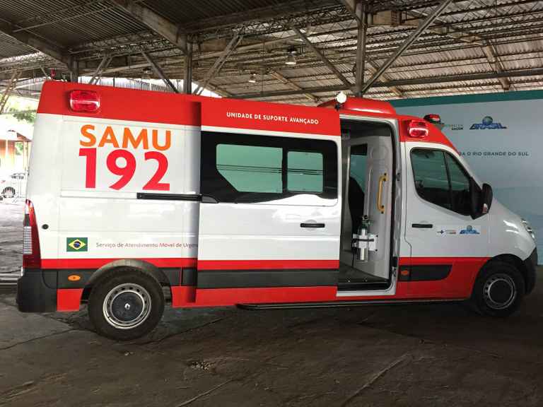 Governo renova frotas do Samu com 340 ambulâncias Atualmente, o Samu atende 76,9% da população brasileira, atuando em 3.052 municípios (Foto: Portal Brasil)