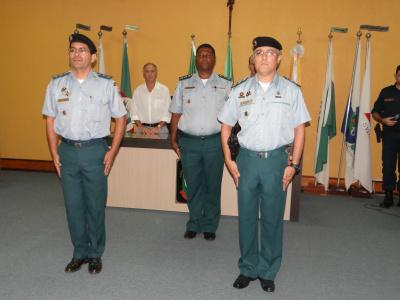 Momento da solenidade de posse do novo comandoFoto: Moreira Produções