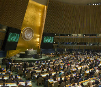 Assembleia Geral da ONU. Foto: ONU/Mark Garten