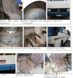 Controladoria-Geral da União vê falhas em 21 municípios do Estado Foto: ReproduçãoRelatórios da CGU trazem fotografias com as falhas no transporte de alunos em Corguinho