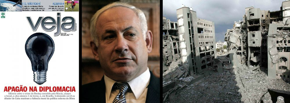 Alinhada ao assassino, Veja condena Itamaraty