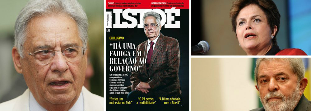 FHC à Istoé: "PT perdeu a credibilidade" FHC à Istoé: "PT perdeu a credibilidade"