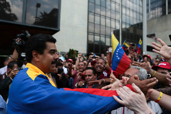  Maduro afirmou que a marcha ao centro de Caracas foi vetada para evitar 