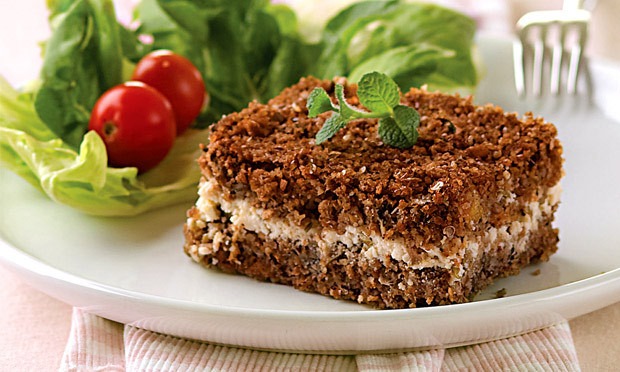 Receita de domingo: Quibe de berinjela e ricota Divulgação