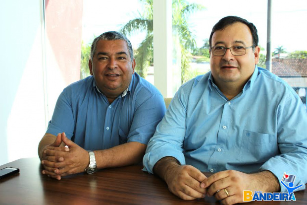 Dr. Bandeira anuncia Valter Brito como pré-candidato a vice E/D- Valter Brito (DEM) e Dr. Bandeira (PSDB) / Foto: Assessoria