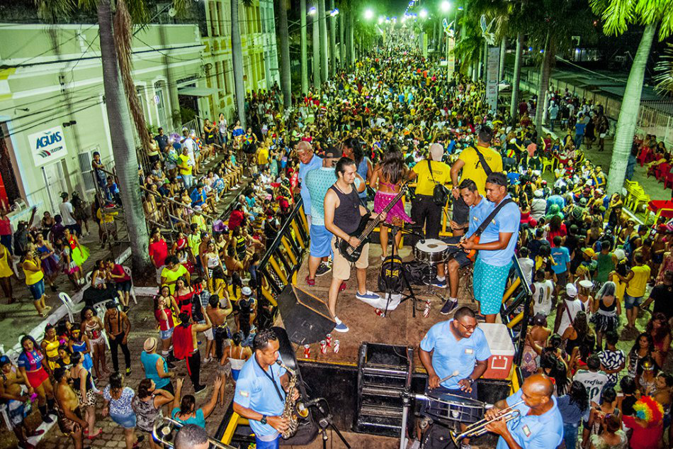 Bloco do Cibalena reuniu mais de 25 mil pessoas, segundo a organização do carnaval. Foto: Prefeitura de Corumbá
