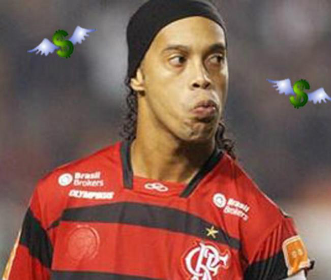 Ronaldinho Gaúcho leva calote de R$ 3 milhões