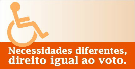 Eleitores portadores de deficiência devem informar necessidade especial até 9/05