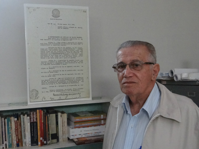 Almiro Pinto Sobrinho, diretor do Museu. / Foto: Moreira Produções