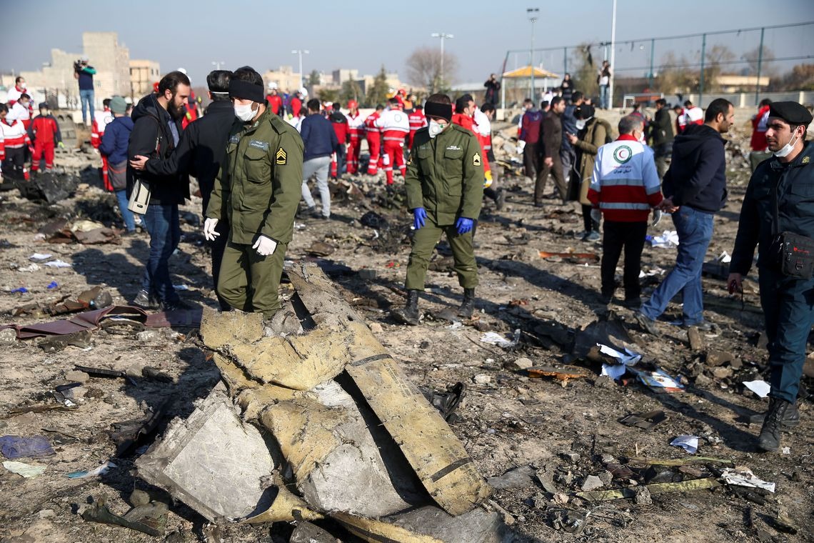 Irã admite abate de avião ucraniano com míssel e reconhece erro WANA NEWS AGENCY