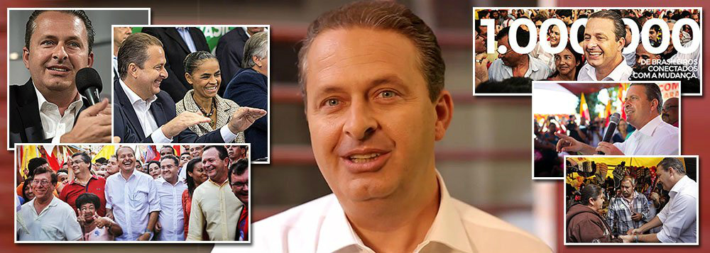 Com 1 mi no Face, Campos diz: "dinheiro não vence" Com 1 mi no Face, Campos diz: "dinheiro não vence"