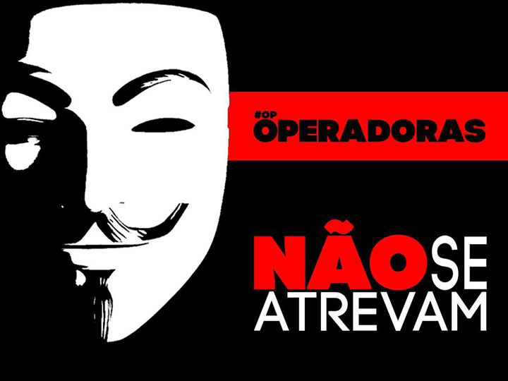 'Não se atrevam', diz Anonymous sobre limite da internet fixa