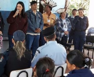 Violência contra mulher indígena Luciana Azambuja já recebeu pedidos e projeto vai expandir para outras aldeias.